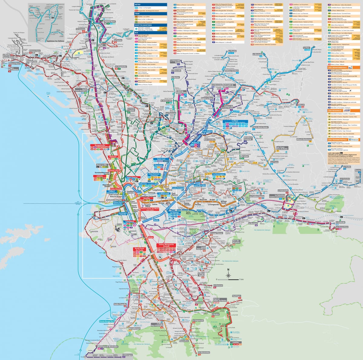 Marseille transport mapu