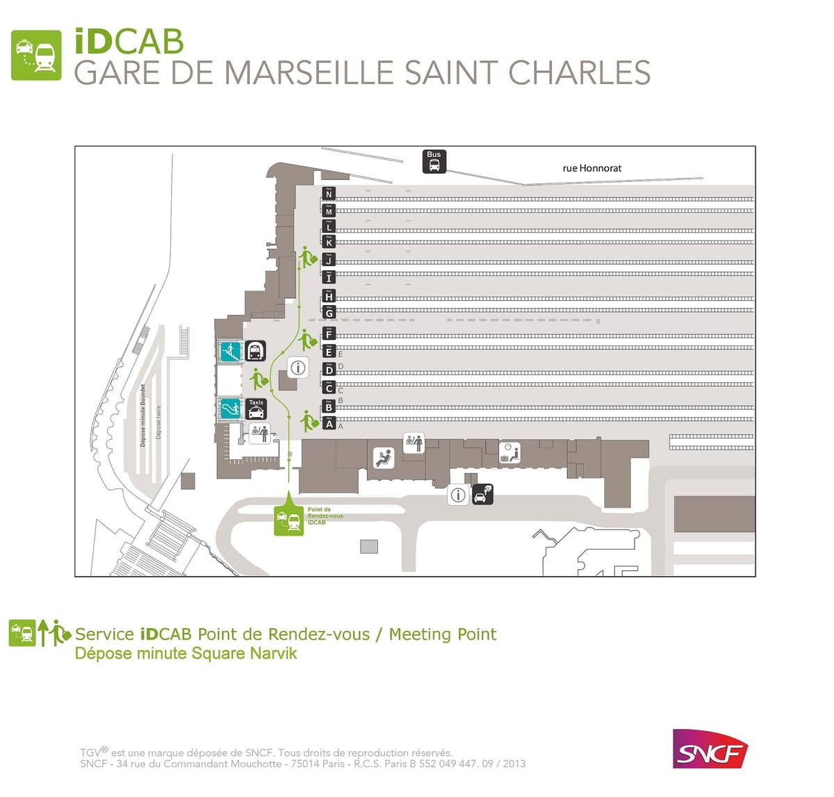 mapa Marseille st charles željeznička stanica