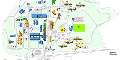 Mapa Marseille školu